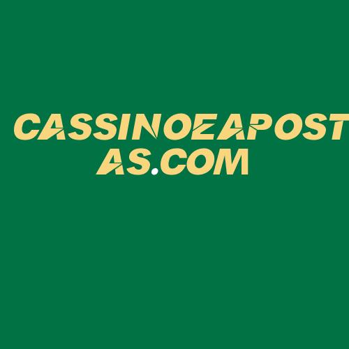 Logo da CASSINOEAPOSTAS